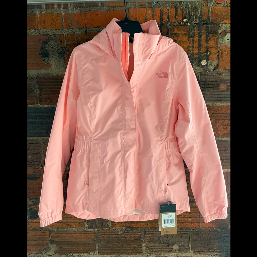 NWT North Face Pink Rain Jacket